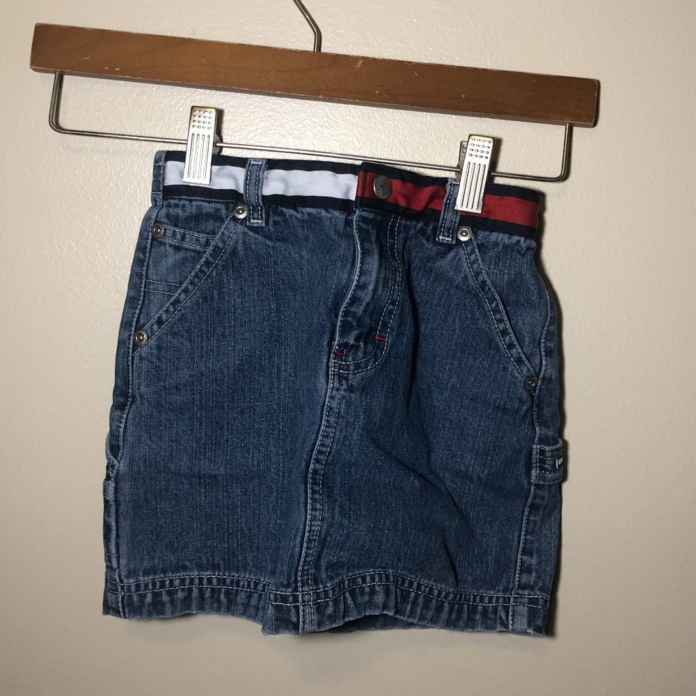 Denim skirt!